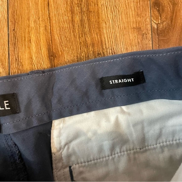 J CREW Men’s Flex Straight Fit Blue Khaki Trouser Dress Pant Size 29 x 32 - Picture 3 of 10